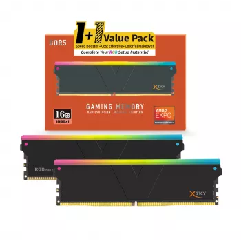 V-Color Manta XSky RGB 16GB DDR5-6000 CL30 EXPO mälumoodul, must