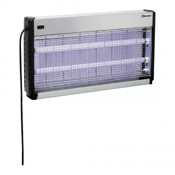 Bartscher IV-65 elektriline putukatõrje, 2x15 W UV-A torud, 150 m² katvus, 2500 V võrk, seinale kinnitatav/vabaltseisev, alumiinium/plast