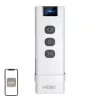 MOES YK2169 ZigBee 3.0 juhtmevaba stseenilüliti, 4-kanaliline, 12 stseeni, patareitoitel, valge