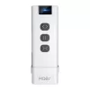 MOES YK2169 ZigBee 3.0 juhtmevaba stseenilüliti, 4-kanaliline, 12 stseeni, patareitoitel, valge