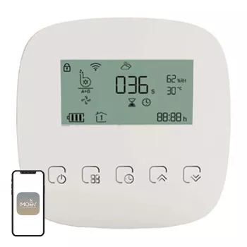 MOES WWP-BY-908 Wi-Fi 2-kanaliline niisutuspumba kontroller