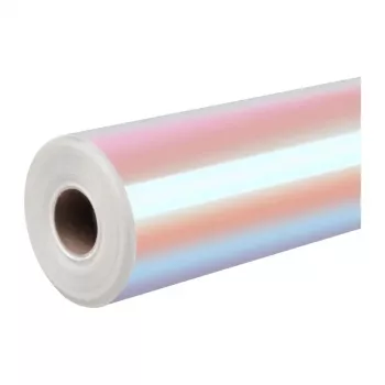 HTVRONT holograafiline isekleepuv kile, 30,5 cm x 90 cm (roosa-lilla)
