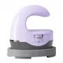 HTVRONT HPM02 Mini4 kuumapress (lilla) - 2,6 x 4,4 tolli keraamilise kattega plaat, 3 temperatuuritaset, automaatne väljalülitus