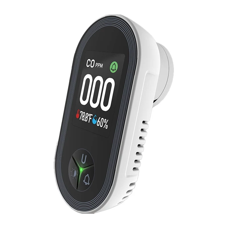 MOES S02-CO vingugaasiandur, Zigbee 3.0, LCD-ekraan, 85dB häire