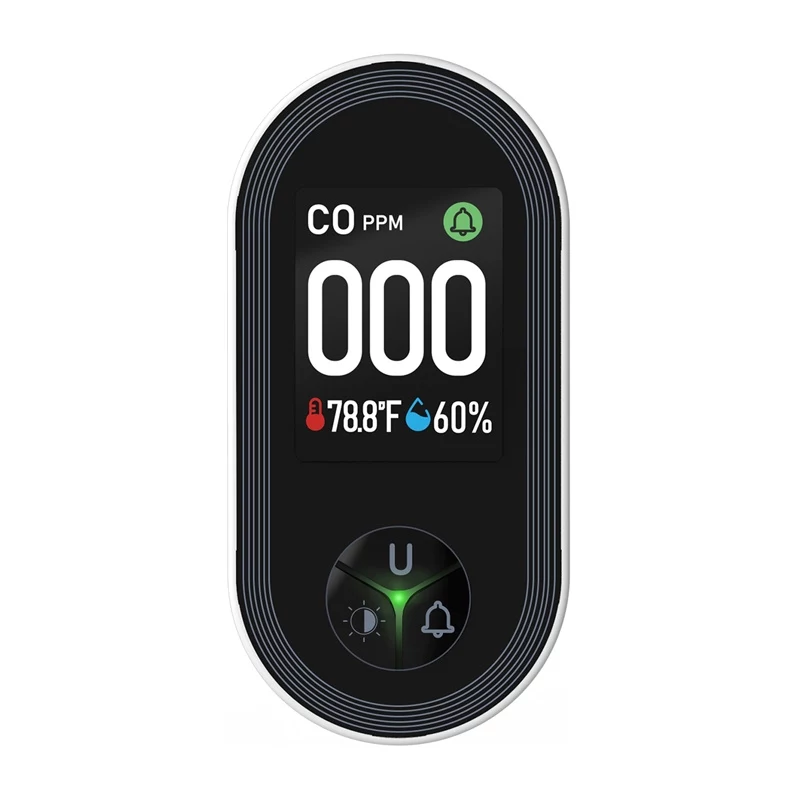 MOES S02-CO vingugaasiandur, Zigbee 3.0, LCD-ekraan, 85dB häire