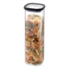 GEFU PANTRY ristkülikukujuline anum 2,5 L must, läbipaistev 1 tk