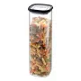 GEFU PANTRY ristkülikukujuline anum 2,5 L must, läbipaistev 1 tk