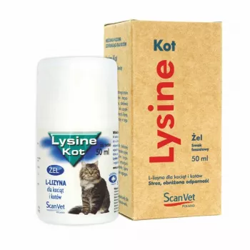 SCANVET Kassi karvakadu kontrollige geel 50 ml koos oomega-rasvhapete, biotiini ja tsingiga