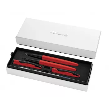 Pelikan Jazz Noble Elegance punane kirjutuskomplekt - täitesulepea ja pastapleea 400197481