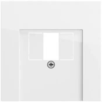 Gira 027670 System 70 TAE/USB pistikupesa kate, läikiv valge