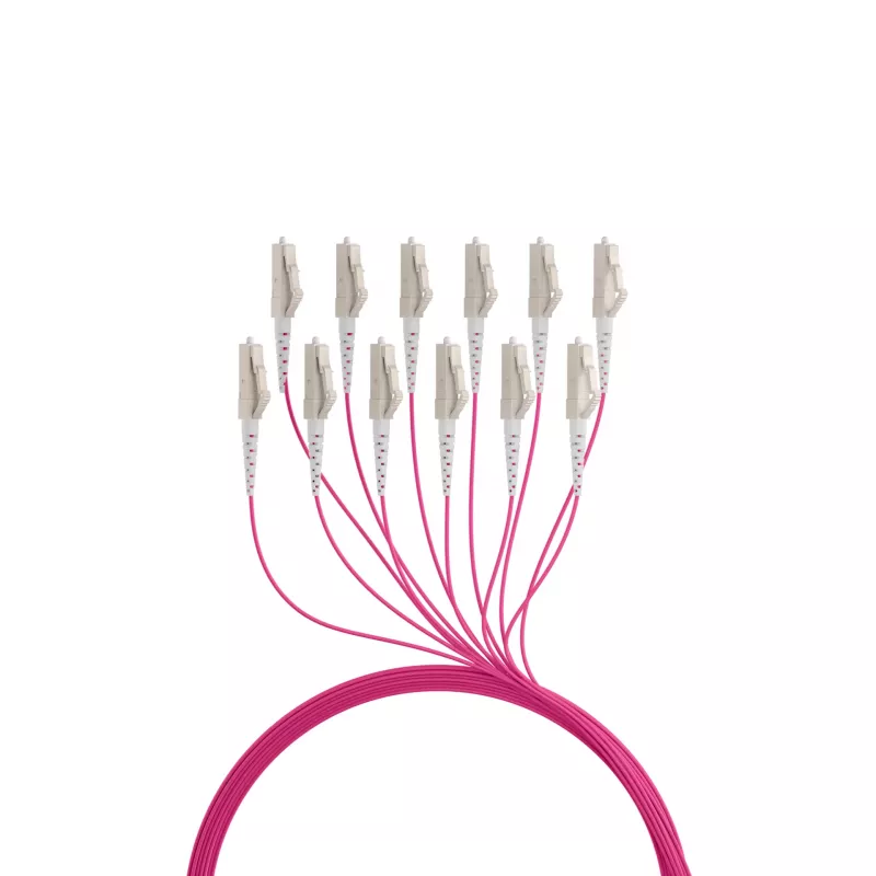 EFB Elektronik Trunk Cable U-DQ ZN BH OM4 12G 1x12 LC-LC 90m Dca LSZH - Fiiberoptiline kaabel - 90 m O8342S90OM4