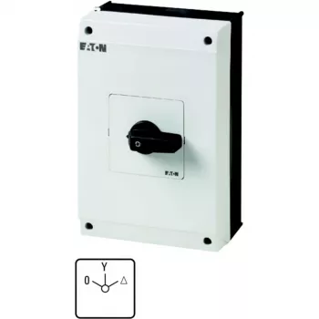 Eaton 207234 T5B-4-8410/I4 korpusega täht-kolmnurklüliti, 63 A, 0-Y-Δ, IP65