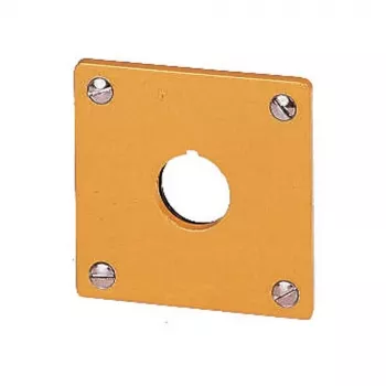 Eaton M22-EY1 kinnitusplaat, kollane, alumiinium, IP65, 72 x 72 mm 216542