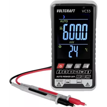 VOLTCRAFT VC33 käeshoitav multimeeter kalibreeritud (ISO) digitaalne ekraan 5999 näitu VC-13948585