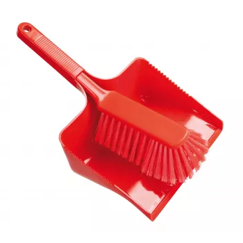 Haug Bürsten prügikühvel ja hari komplekt punane plastik 35 cm lai (FC88921)