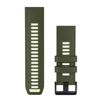 Garmin QuickFit 26 mm silikoonist kellarihm - Olive Drab / Lemon 010-14508-01