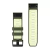 Garmin QuickFit 26 mm silikoonist kellarihm - Olive Drab / Lemon 010-14508-01
