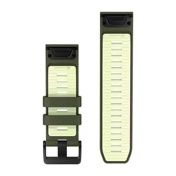 Garmin QuickFit 26 mm silikoonist kellarihm - Olive Drab / Lemon 010-14508-01