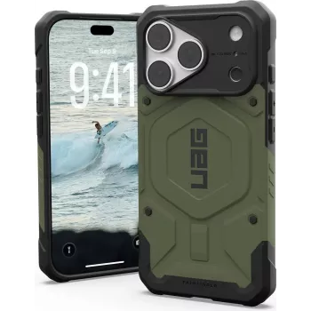 UAG Urban Armor Gear Pathfinder MagSafe ümbris Apple iPhone 18 Pro/17 Pro jaoks - Olive Drab 114583117272