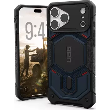 UAG Urban Armor Gear Monarch Pro MagSafe ümbris Apple iPhone 18 Pro Max/17 Pro Max jaoks - Kevlar Mallard (sinine) 114568113955