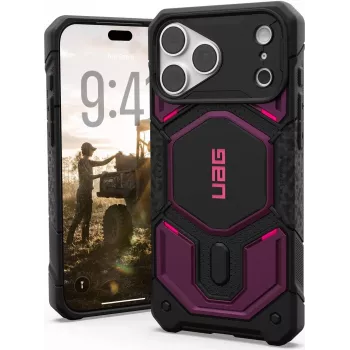 UAG Urban Armor Gear Monarch Pro MagSafe ümbris | Piiratud SYNTH kollektsioon | Apple iPhone 18 Pro Max/17 Pro Max | Deep Purple (Lilla) | 114568114I4I