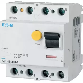 EATON PXF-40/4/003-B rikkevoolukaitse, 40A, 4-pooluseline, 30mA, tüüp B 300299