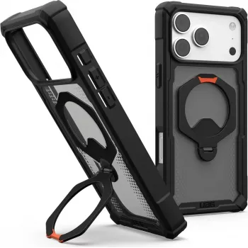 UAG Urban Armor Gear Plasma XTE 360 MagSafe tugijalaga ümbris Apple iPhone 18 Pro Max/17 Pro Max jaoks - must/oranž/hall läbipaistev 114572114097