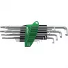Wiha 366BETSZ13TS Torx kuulotsaga L-võtmete komplekt, 13-osaline, titaanhalli värvusega, ErgoStar hoidik 40979