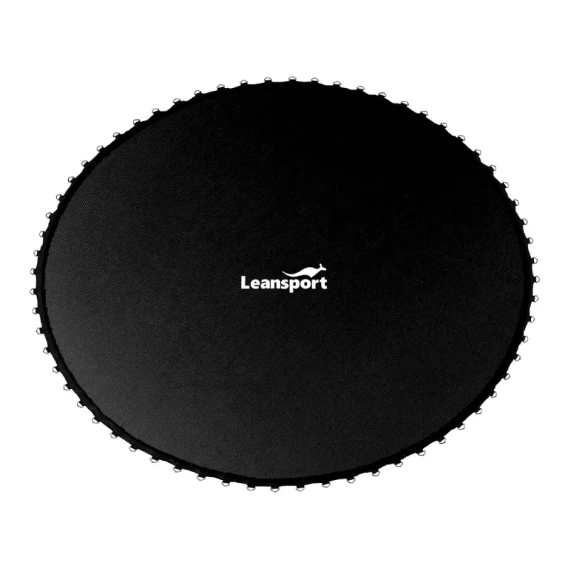 14ft LEAN SPORT PRO trampoliini mati - 96 V-rõngast, UV-kindel PP-võrk, must