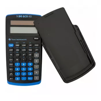 Texas Instruments TI-30 ECO RS Teaduslik Kalkulaator Must/Sinine
