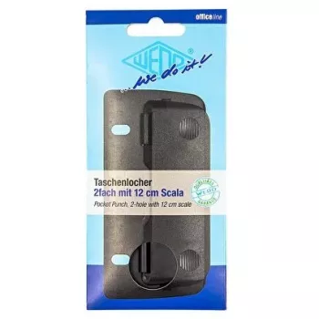 WEDO tasku auguraudaja must 2-auguline 8 lehte