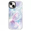 Evelatus Apple iPhone 15 Plus PC+TPU ümbris MagSafe'iga - Custom Marble Purple
