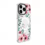 Evelatus Apple iPhone 15 Pro Max PC+TPU ümbris MagSafe'iga - läbipaistev lillemuster