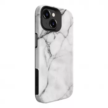 Evelatus Apple iPhone 15 Plus Armor Case TPU+PC Marmorvalge