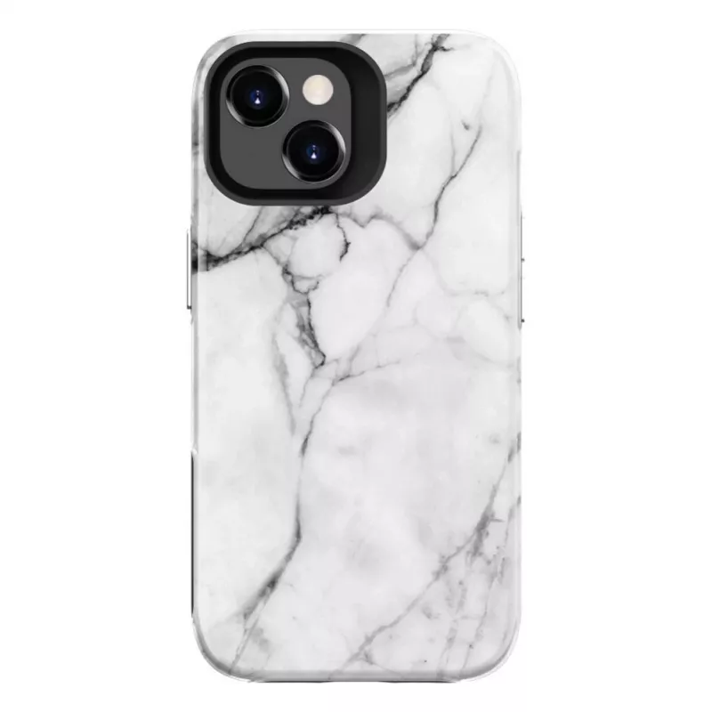 Evelatus Apple iPhone 15 Plus Armor Case TPU+PC Marmorvalge