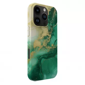 Evelatus Apple iPhone 16 Pro õhuke kest MagSafe'i ja kohandatud trükidisainiga roheline