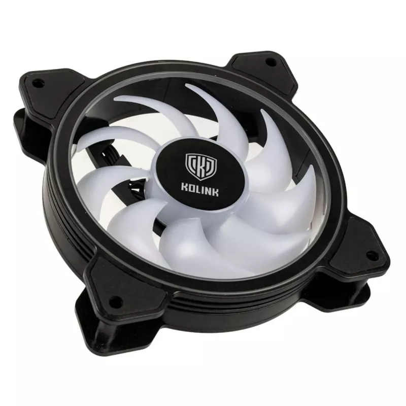 Kolink Umbra HDB ARGB LED PWM 120mm ventilaator - must/valge