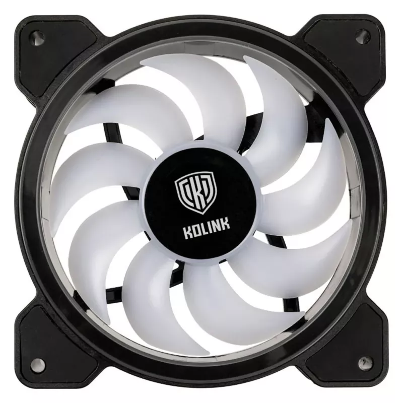 Kolink Umbra HDB ARGB LED PWM 120mm ventilaator - must/valge