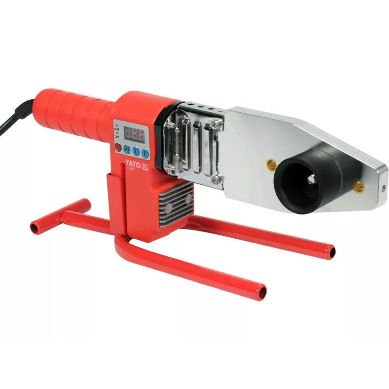 Yato YT-82251 plastikust keevitusseade 800 W LCD digitaalse temperatuuri reguleerimisega, 100-550°C, õhuvool 120-250 L/min, sisaldab düüse ja keevitusvardaid