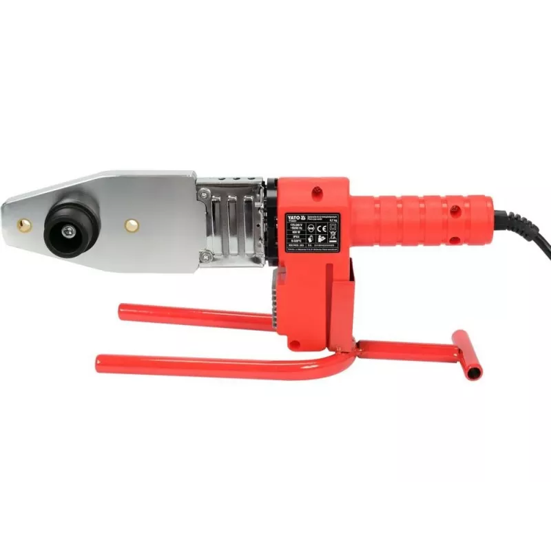Yato YT-82251 plastikust keevitusseade 800 W LCD digitaalse temperatuuri reguleerimisega, 100-550°C, õhuvool 120-250 L/min, sisaldab düüse ja keevitusvardaid