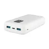 Fixed Zen 20 akupank 20000 mAh LCD-ekraani ja PD 20W väljundiga – valge FIXZEN-20-WH