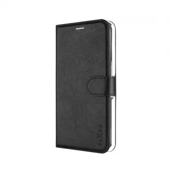 FIXED Opus raamatukujuline ümbris Xiaomi Redmi 15 4G/5G jaoks - sünteetiline nahk, must