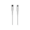 Fixed vedel silikoon USB-C - Lightning kaabel 2 m valge FIXDLS-CL2-WH