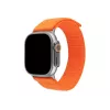 FIXED Sportlik rihm Apple Watch Ultra 49mm jaoks, oranž nailon, 160-210mm, G-konks