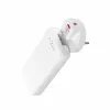 Fixed Slim Traveller 2xUSB-C reisilaadija koos maailma adapteritega, GaN, 45W - valge