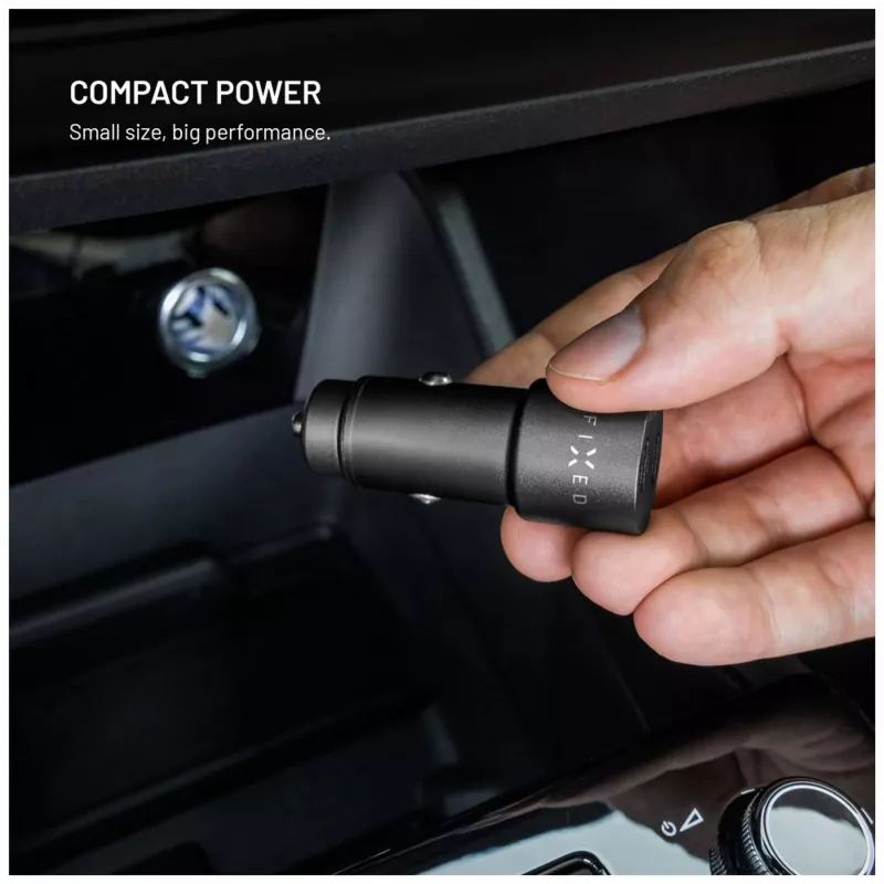 Fikseeritud kahe USB-C autolaadija 65W PD 3.0