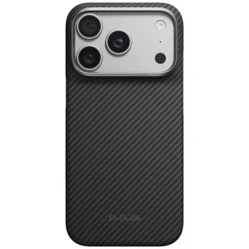 PITAKA Edge ümbris iPhone 18 Pro / 17 Pro jaoks - must/hall