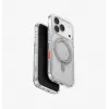 UNIQ Swivix ümbris iPhone 17 Pro jaoks 360° pöörleva tugijalaga, läbipaistev