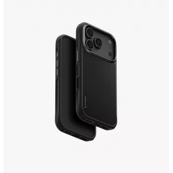 UNIQ Keva MagClick laadimiskott iPhone 18 Pro / 17 Pro jaoks, must