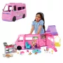 Barbie Dreamhouse Adventures nuku matkaauto mängukomplekt, muutub 7-alaliseks matkaautoks, 60+ tarvikut, roosa
